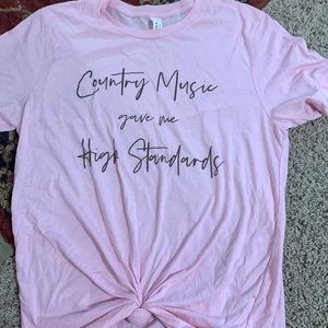 Women's Pink Graphic Tee